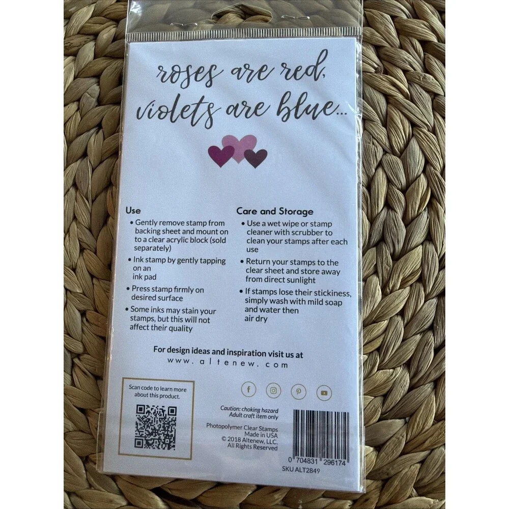 Altenew Stamps Love Letters with dies hearts valentines day sweet sentiments